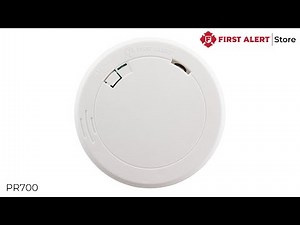 First Alert Battery-Operated Photoelectric Smoke & Fire Alarm - (PR700)