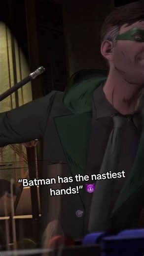 BATMAN VS RIDDLER! #batmantelltale #riddler #fyp #shorts