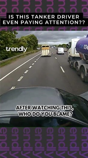 Motorway Merge Goes Horribly Wrong in Seconds