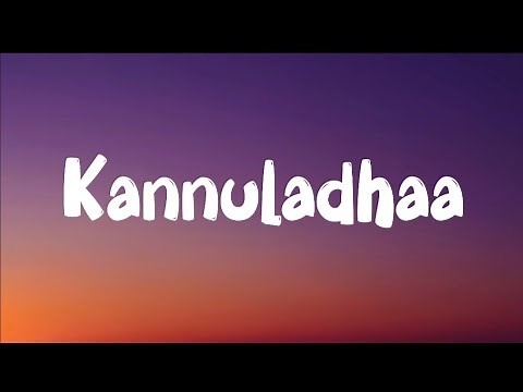 kannuladha | three movie songs lyrics | 3 | dhanush | Shruti Hassan | love song