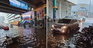 Flash floods hit parts of Penang [WATCH] | New Straits Times