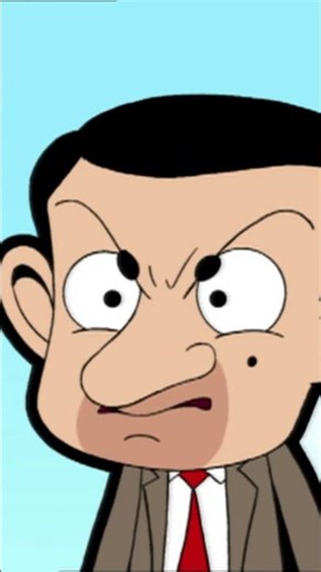 MR BEAN MEETS HIS COPY #mrbeancartoons #cartoon #britishcomedy #shorts