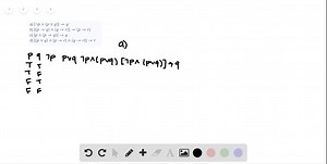 Show that each of these conditional statements is a tautology by using truth tables. a) [p ∧(p ∨q)] →q b) [(p →q) ∧(q →r)] →(p →r) c) [p ∧(p →q)] →q d) [(p ∨q) ∧(p →r) ∧(q →r)] →r | Numerade