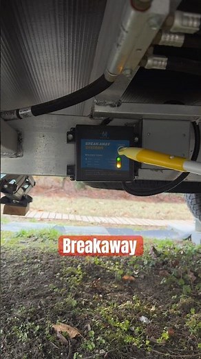 Reminder to check your camper breakaway kit battery. Safety first!!! #rvsafety #camper #maintanence