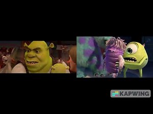 Shrek Forever After and Monsters, Inc. - Give Us A Big Loud Roar vs. Do The Roar