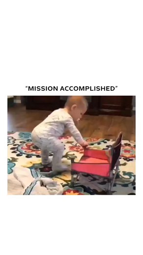 Zeokxa on Instagram: "The Instagram reel shows a baby trying to sit in a small chair, struggling at first but finally succeeding by backing into it—a humorous nod to the problem-solving process often linked to engineering. The clip highlights the baby’s determination and growth, capturing a relatable moment of early childhood achievement. With the caption, “After endless engineering calculations, the result is achieved,” the video adds a playful twist, imagining a complex thought process behind 
