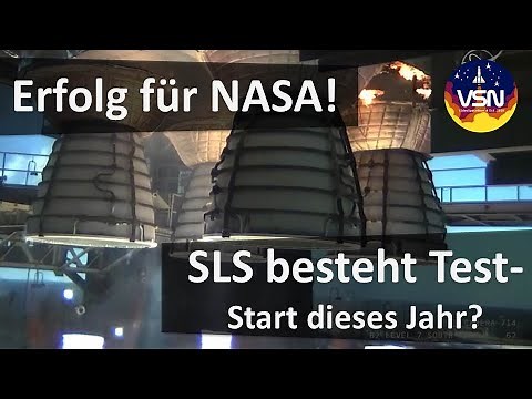 SLS Rakete besteht kritischen Test! Erfolg für NASA | VSN Special