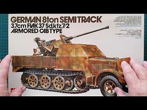 Tamiya 1/35 8ton Semi Track 3.7cm Flak 37 - Kit Review