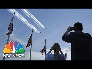 Blue Angels And Thunderbirds Perform Flyover Of Washington, D.C. | NBC News