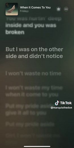 I WON'T WASTE NO TIME WHEN IT COMES TO YOU. 🖤 #fridayy #whenitcomestoyou #lyricvideo #rnb #soul #lostinmelody