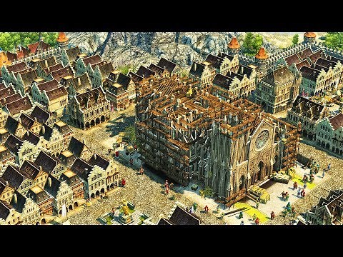 ANNO 1404 | Ep. 1 | Constructing the Cathedral | Anno 1404 City Building Tycoon Campaign Gameplay