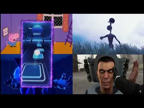 Skibidi Toilet 🆚 PEPPA PIG.EXE 🆚 Siren Head 🆚 Kpop demon hunter 🎶 Tiles Hop EDM Rush