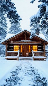 12K views · 841 reactions | Dream Cabin Moments in Heavy Snowfall ❄️❄️ #lifestyle #cabinlife #snowfall #explorepage #usa | AJ Log Cabin | Facebook