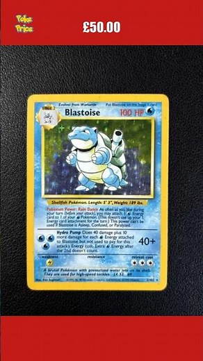 2/102 Blastoise - Base Set - 1999 - Rare - Holo - Pokemon Card TCG