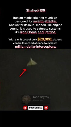 The $20,000 Weapon vs. Million-Dollar Systems: Shahed-136 #iran#shaheddrones