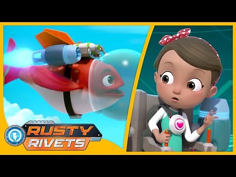 Rusty and the Sneezing Fish 🐠| Rusty Rivets Full Episodes | Cartoons for Kids