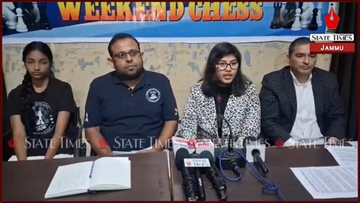 All J&K Chess Association to organise International Rating Chess Fiesta from March 26–31 in Jammu. | State Times