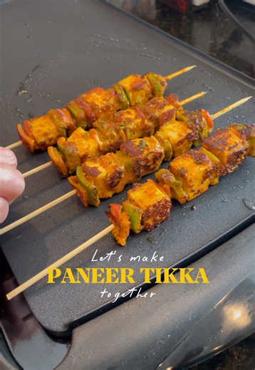 Delicious Paneer Tikka Skewers Recipe