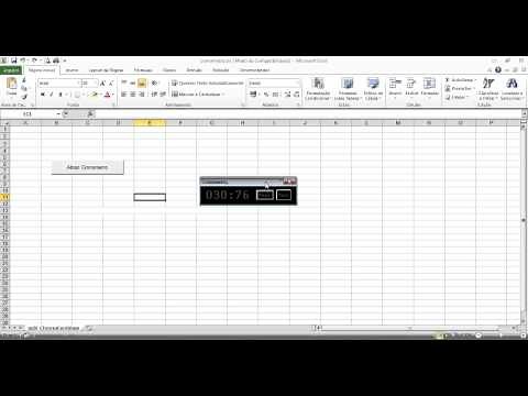 Cronômetro no Excel