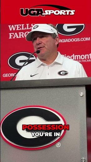 Kirby Smart's Sassy Response on Georgia's Offense #shorts