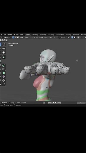 Fingers Retopology in Blender Tutorial - a guide to retopologize fingers and everything part 4