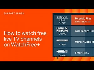 VIZIO Support Series: How to watch free live TV channels on WatchFree+