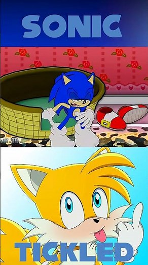 Sonic Tickled W/ Tails 😅🐾 #football #sonic #tails