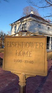 39 reactions | The preservation project at the Boyhood Home (Eisenhower Presidential Library and Museum) is complete! Please vote for Abilene in USA TODAY 10Best’s Best Historic Small Town contest at https://www.10best.com/awards/travel/best-historic-small-town/abilene-kansas | Visit Abilene Kansas | Facebook