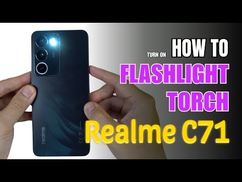 How to turn on Flashlight | Torch on Realme C71