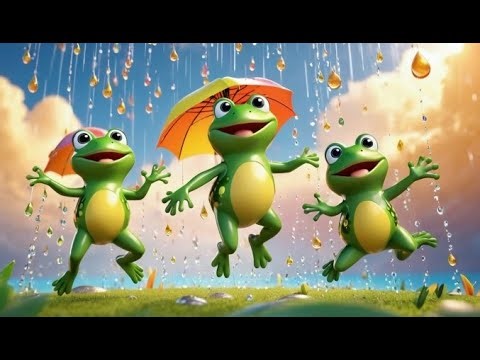 Rana saltando en el estanque | Canción Infantil y Rima Divertida para Niños
