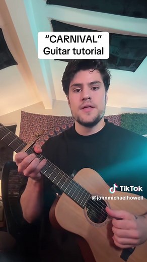 Guitar Tutorial for 'Carnival' – Learn Chords & Picking