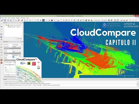 CloudCompare TUTOR 2. CloudCompare opciones avanzadas de visualización