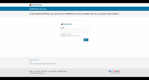 Create a MathWorks Account (Using a MATLAB portal)