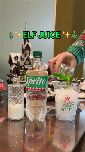 ABARTA Coca-Cola Beverages on Instagram: "Before the elves on the shelves head back to the North Pole for the year, we had to share this festive favorite 🎄✨ Meet Elf Juice—made with Sprite Winter Spiced Cranberry and full of holiday cheer. Sip it while you still can!"