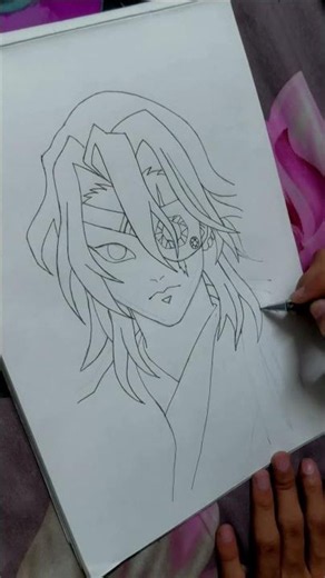How to Draw Tengen Uzui Step by Step | Demon Slayer Art​Tengen Uzui Pencil Sketch | Sound Hashira 🔊🎨