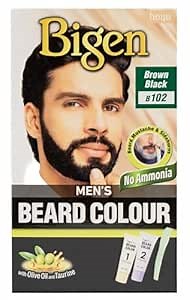 Bigen Men'S Beard Color, 40G - Brownish Black B102 (Pack Of 1)