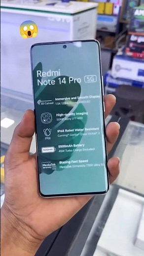 Redmi Note 14 Pro 🔥 50MP Camera Look! Super AMOLED Display 😱 Flagship Style Phone! #Shorts