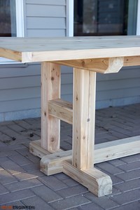 This is possibly one of my favorite projects. Easy and inexpensive build, the table looks amazing and seats 10 people! | Rogue Engineer