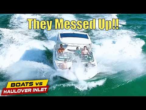They Messed Up!! | Boats vs Haulover Inlet