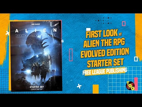 ALIEN: The Roleplaying Game Evolved Edition Starter Set First Look