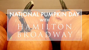 49K views · 1.3K reactions | #HamiltonBway gathered at the Richard Rodgers with two very special guests to celebrate #NationalPumpkinDay with a pumpkin carving contest! #MyShot | Hamilton | Facebook
