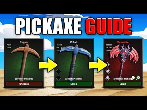 The Perfect Pickaxe Progression Path in The Forge!