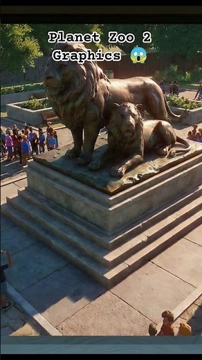 Planet Zoo 2 Graphics comparison😱 #zoo #planetzoo #gaming #simulationgame #sandbox #wisemonkeys