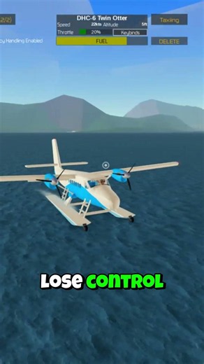 How to LAND A SEAPLANE in PTFS!#roblox #ptfs #funny #meme #shorts #short #trending #fyp #roleplay