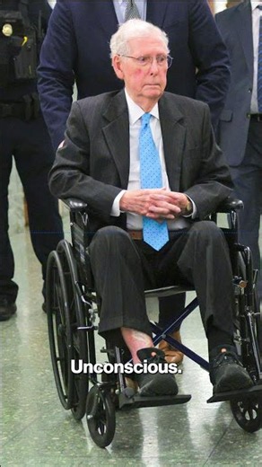 Mitch McConnell found ‘unconscious’ in DC home last month, may have suffered heart attack #shorts