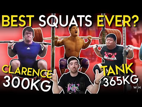 Most Impressive Weightlifting Squats Ever | Reaction