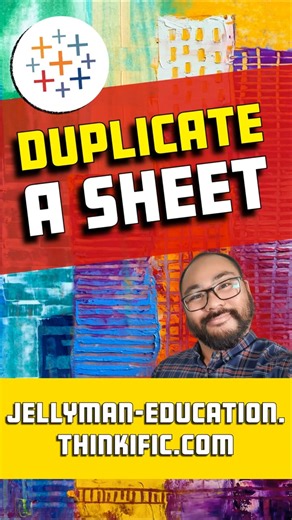 How to Duplicate a Worksheet Fast in Tableau #tableau #dataviz #analytics