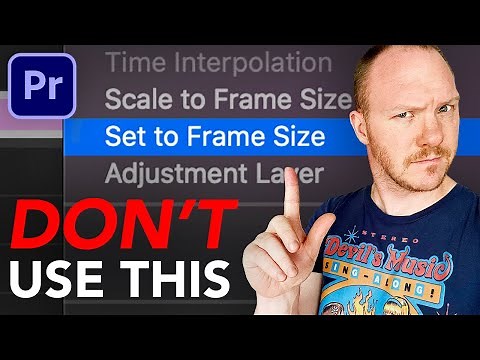 Crop & scale photos: a faster way in Premiere Pro