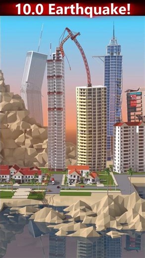 10.0 Magnitude Earthquake Destroys Entire City #earthquake #disaster #simulation