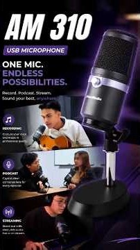 AVermedia AM310 နဲ့ဆိုရင် Professional အသံအရည်အသွေးကို အလွယ်တကူရရှိနိုင်ပါပြီ 🎙️